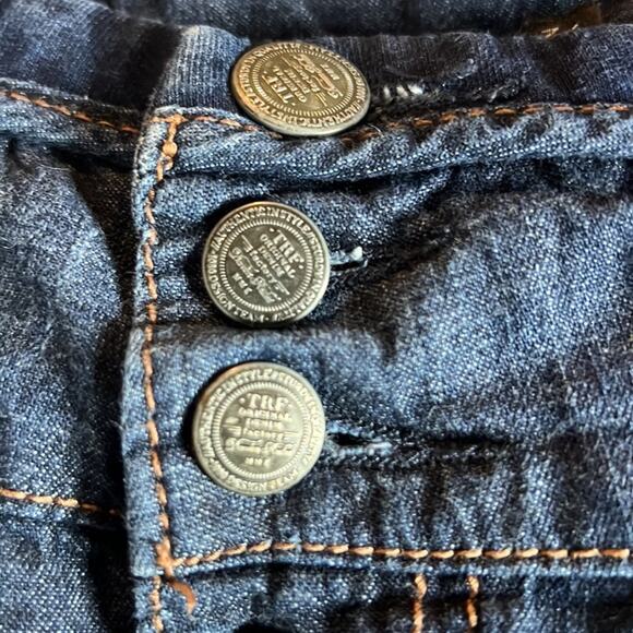 Zara denim rules by TRF baggy high waist size 4 pants. - Picture 9 of 9